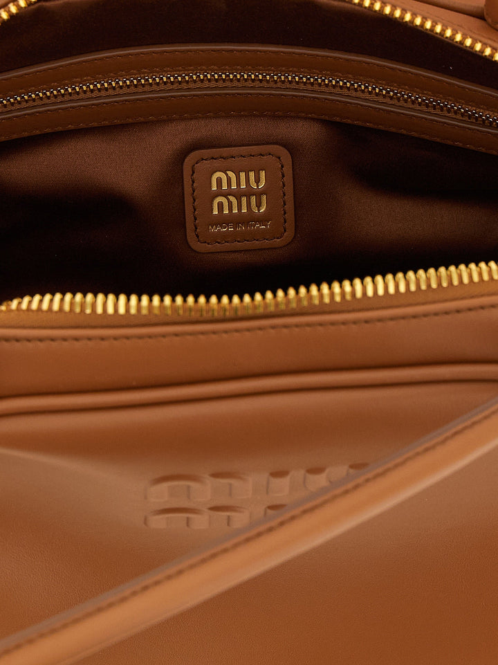 Women’s Miu Brown Calfskin Shoulder Bag