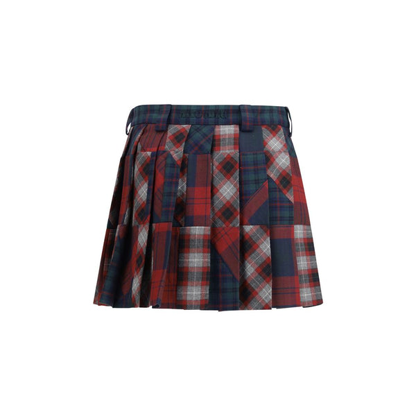 Women’s Miu Multicolor Wool Mini Skirt