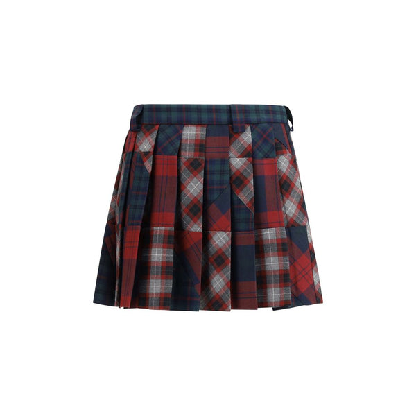 Women’s Miu Multicolor Wool Mini Skirt