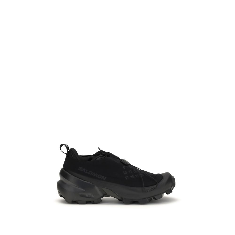 Women’s Mm6 Black Nylon Athletic Sneakers