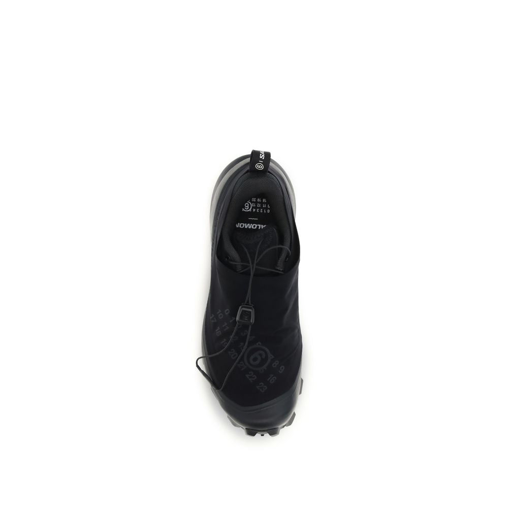 Women’s Mm6 Black Nylon Athletic Sneakers
