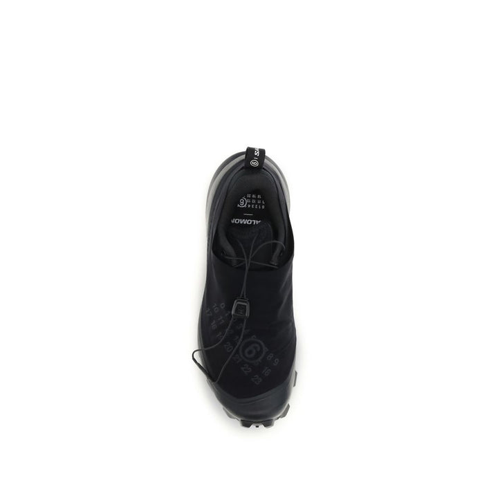 Women’s Mm6 Black Nylon Athletic Sneakers