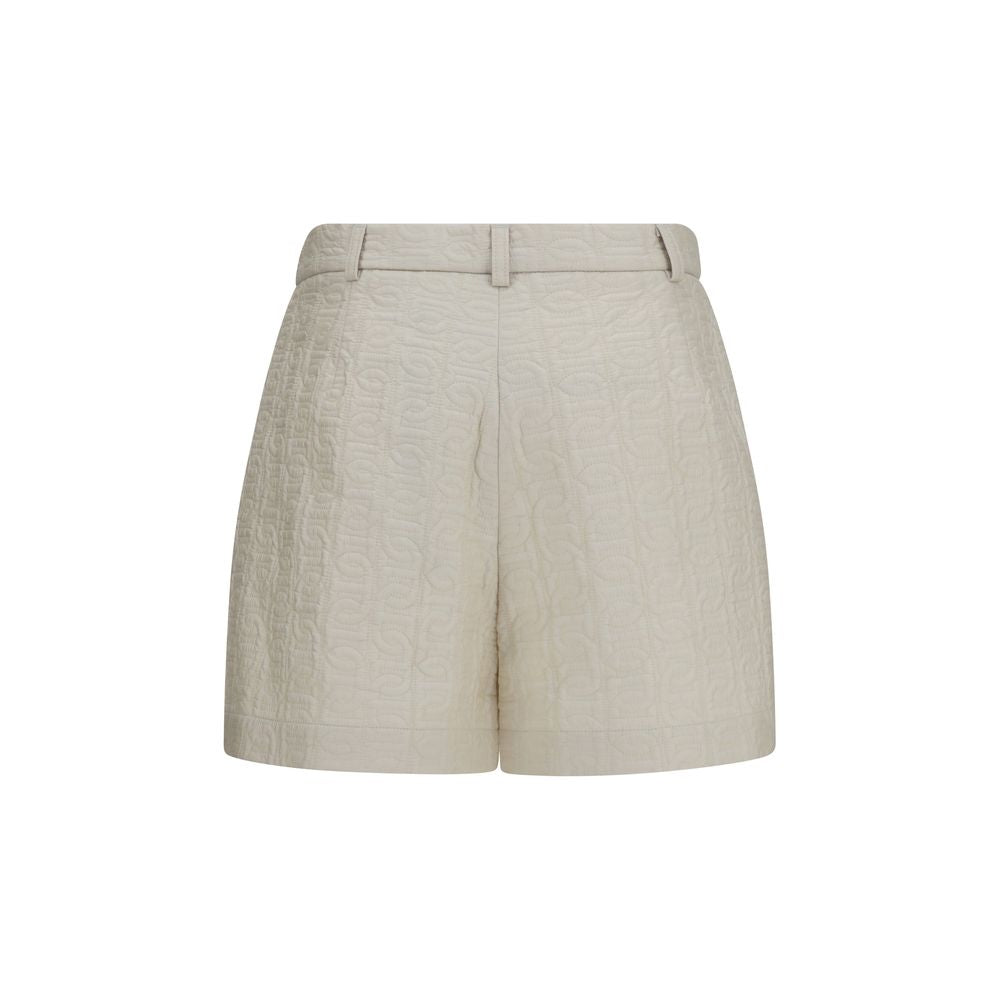 Women’s Moncler Beige Polyamide Bermuda Shorts