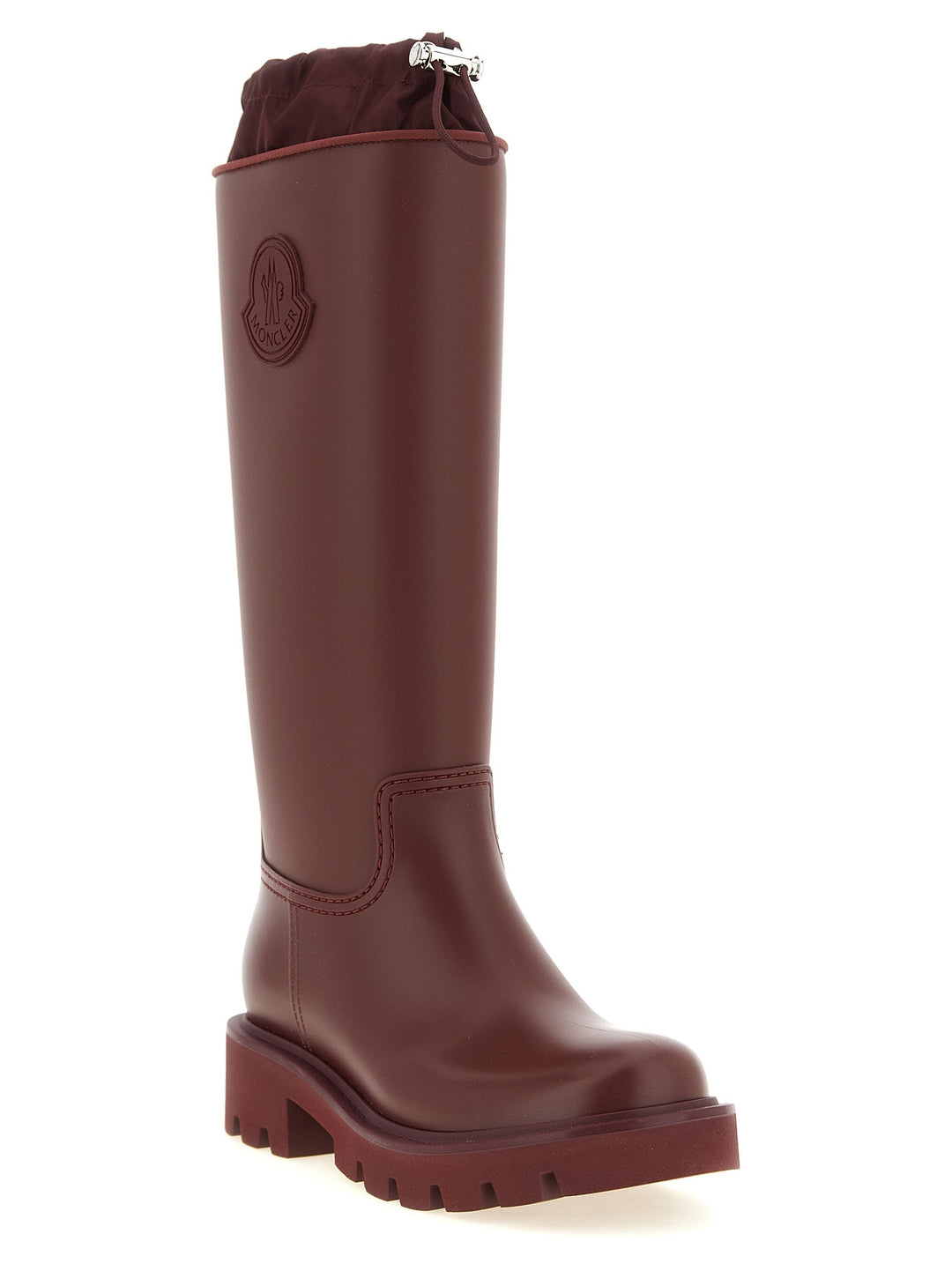 Women’s Moncler Bordeaux Pvc Over the Knee