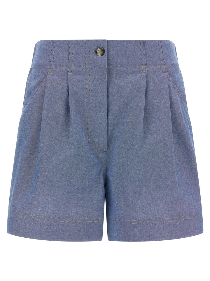 Moncler Grenoble Blue Cotton Bermuda Shorts