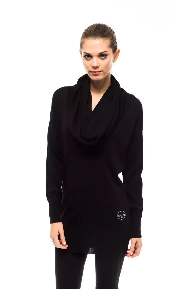 Women’s Montana Blu Black Wool Sweater