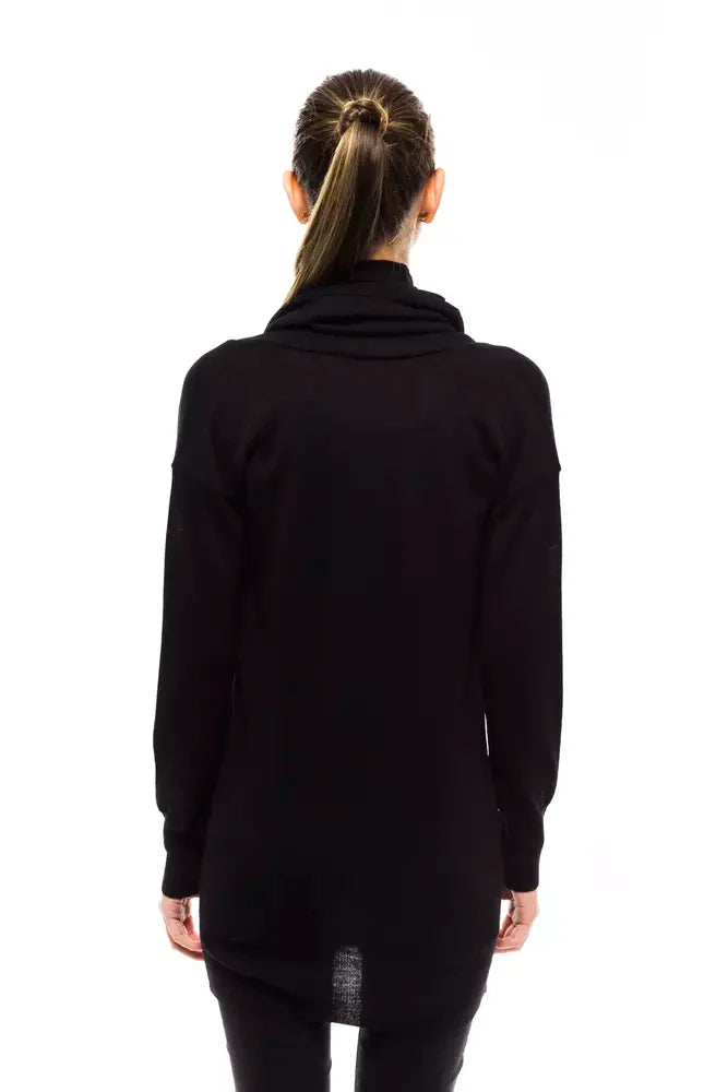 Women’s Montana Blu Black Wool Sweater