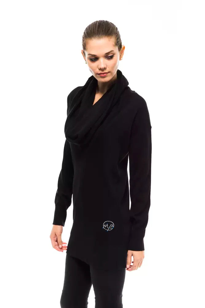 Women’s Montana Blu Black Wool Sweater