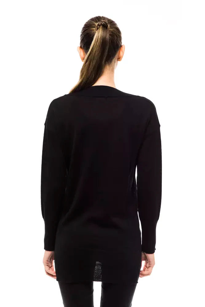 Women’s Montana Blu Black Wool Women Sweater