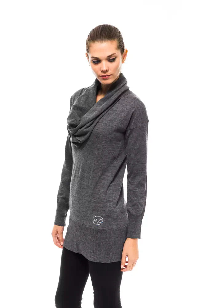 Women’s Montana Blu Gray Wool Women Sweater