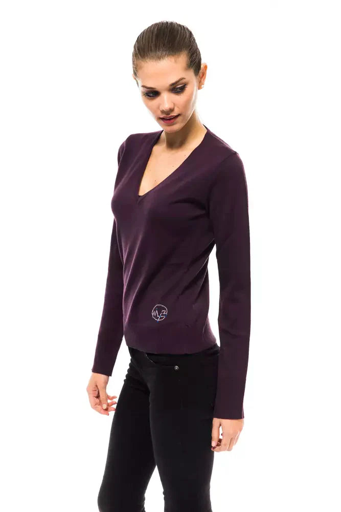 Women’s Montana Blu Purple Wool Women Sweater