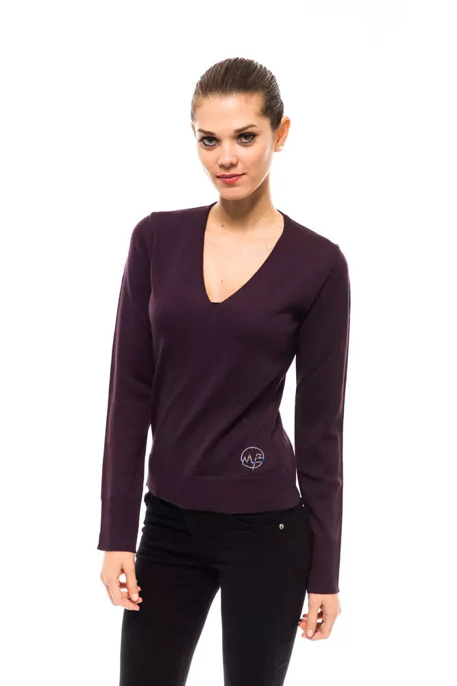 Women’s Montana Blu Purple Wool Women Sweater