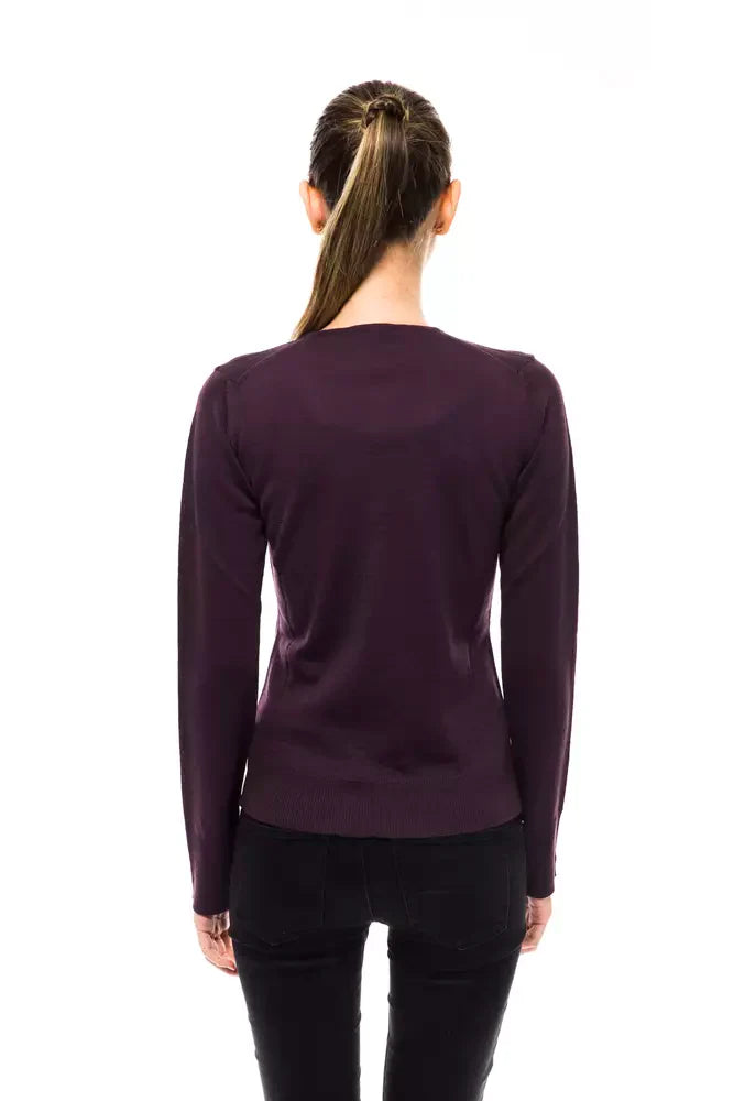 Women’s Montana Blu Purple Wool Women Sweater