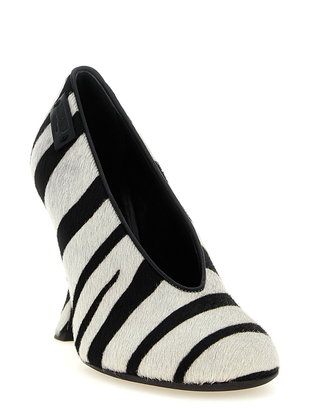 Women’s Moschino Bicolor Calfskin High Heel Pumps