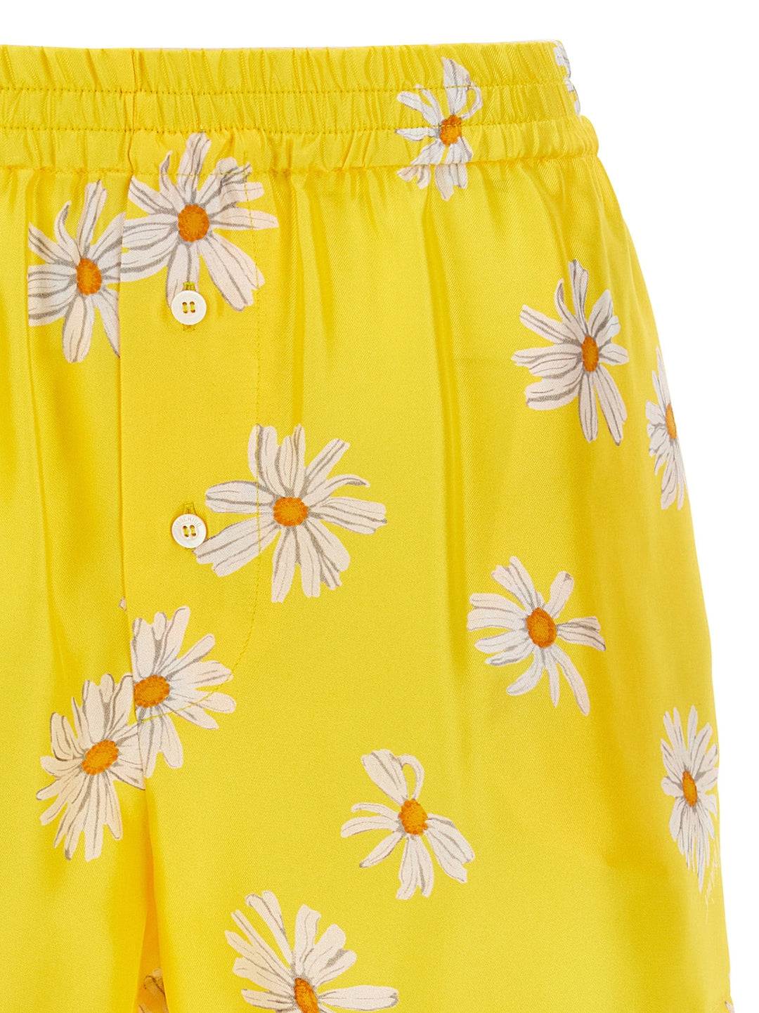 Women’s Moschino Bicolor Silk Bermuda Shorts