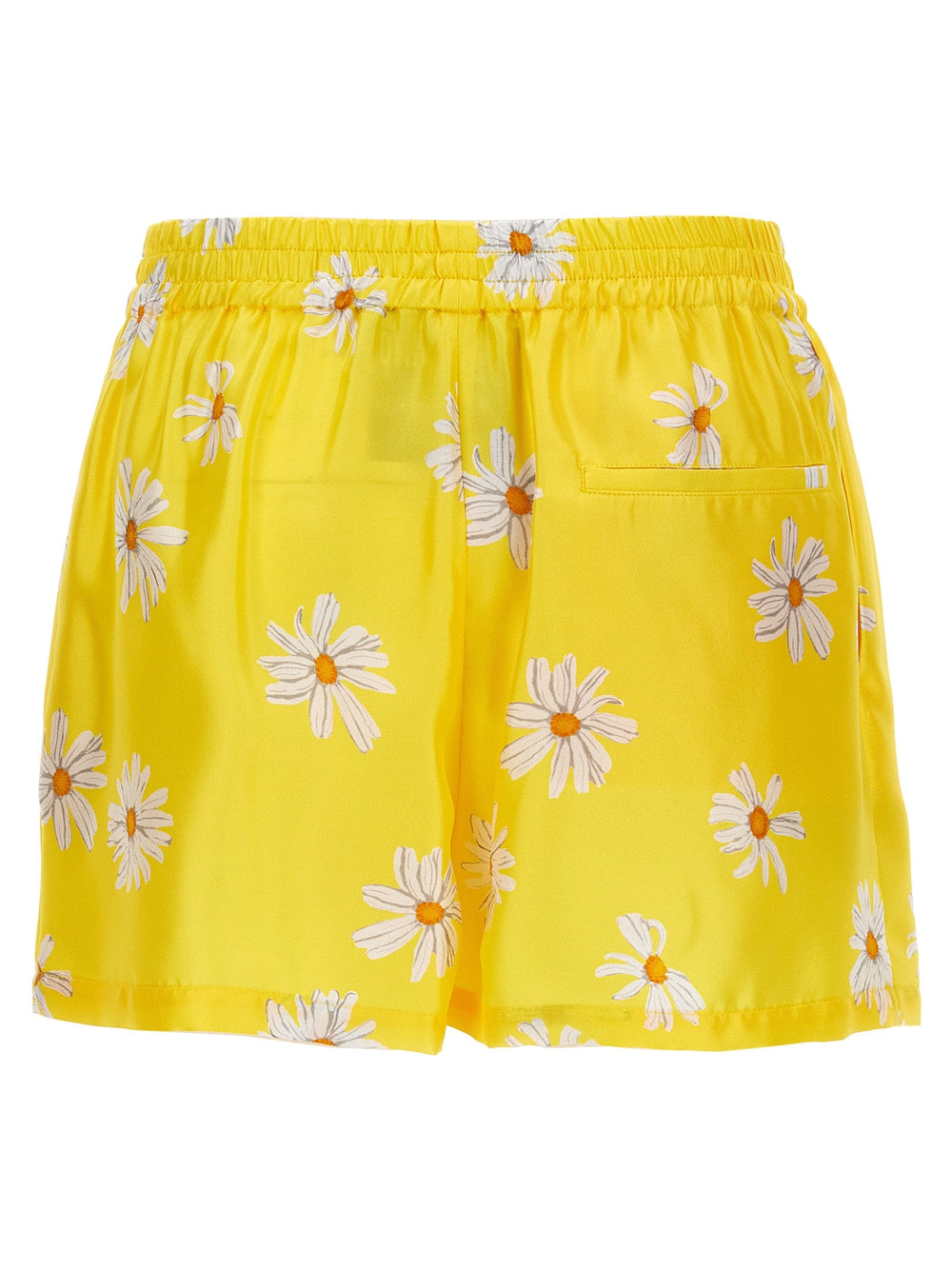 Women’s Moschino Bicolor Silk Bermuda Shorts