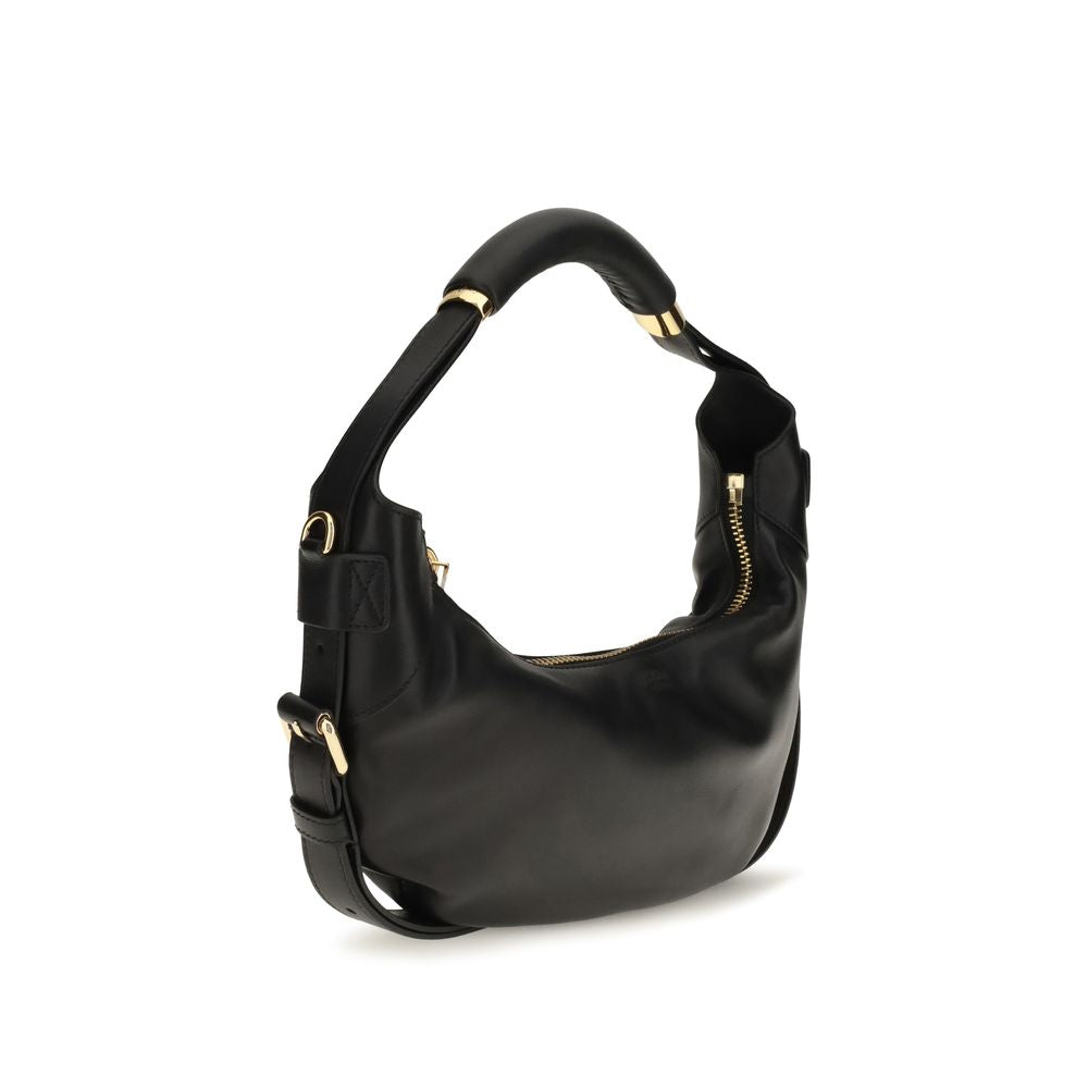 Women’s Moschino Black Calf Leather Bos Taurus Handbag