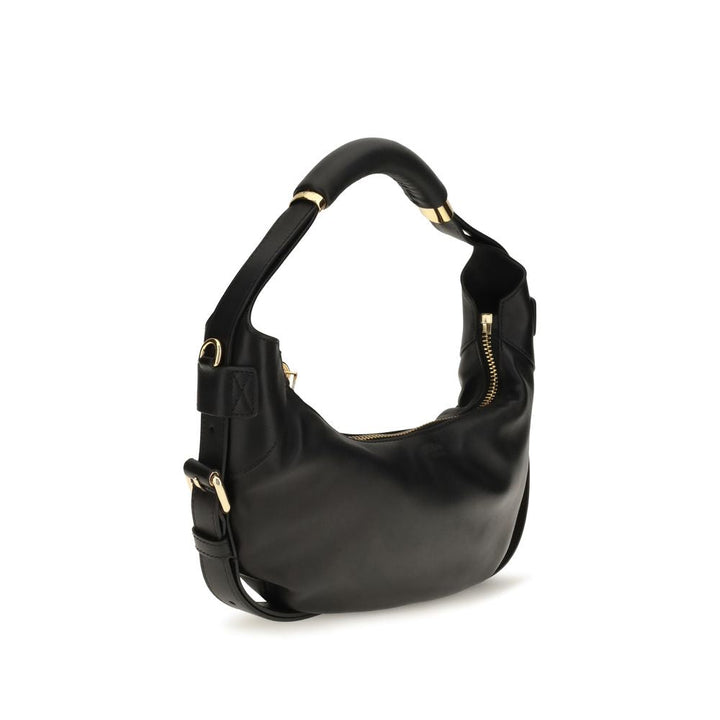 Women’s Moschino Black Calf Leather Bos Taurus Handbag