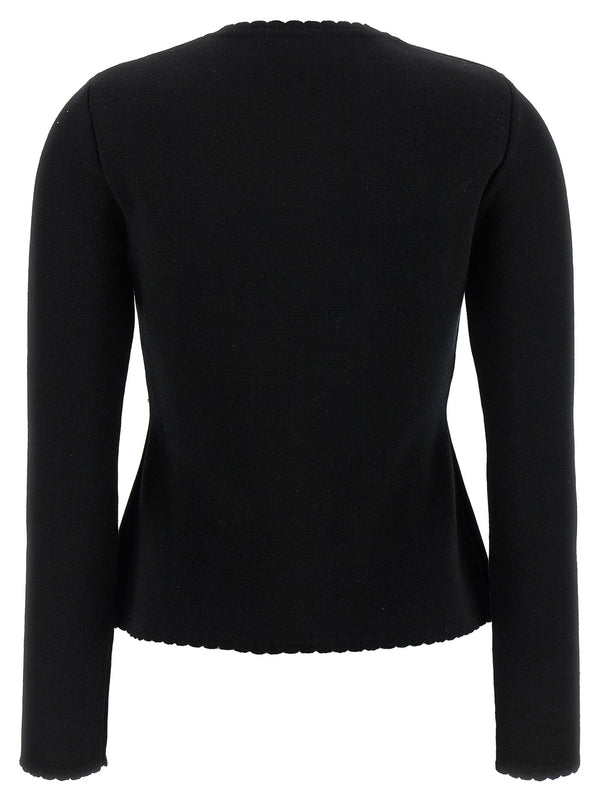 Women’s Moschino Black Virgin Wool Cardigan