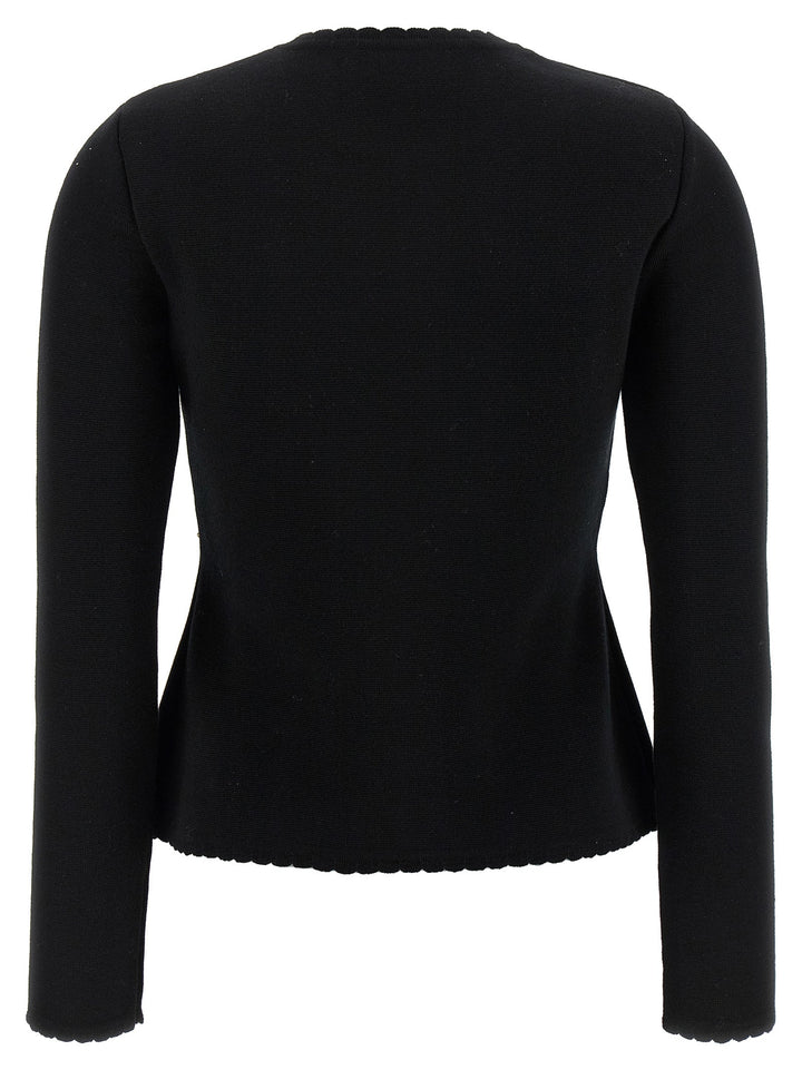 Women’s Moschino Black Virgin Wool Cardigan