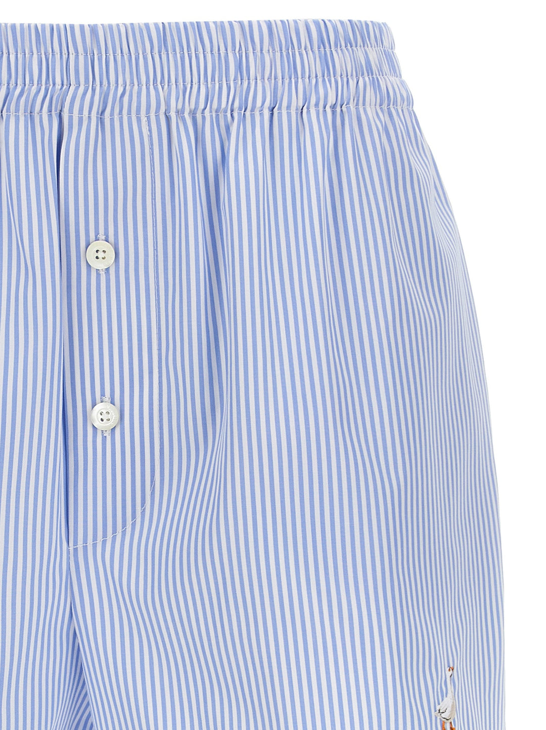 Women’s Moschino Blue Cotton Bermuda Shorts