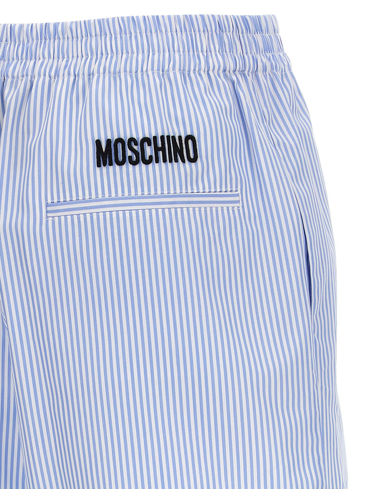 Women’s Moschino Blue Cotton Bermuda Shorts