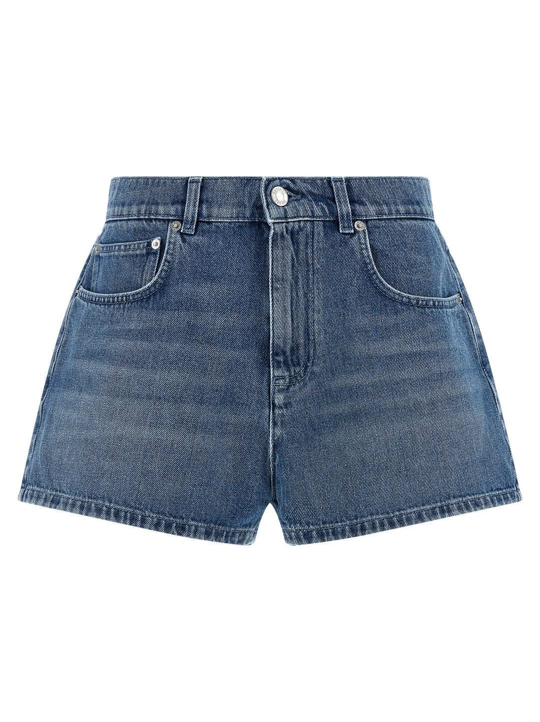 Women’s Moschino Blue Cotton Bermuda Shorts