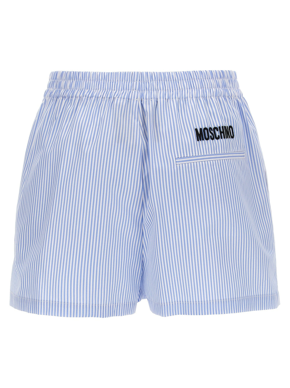 Women’s Moschino Blue Cotton Bermuda Shorts