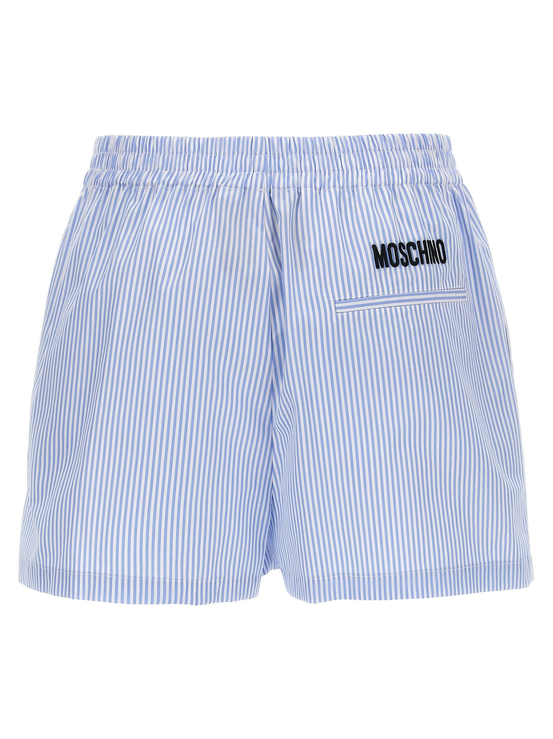 Women’s Moschino Blue Cotton Bermuda Shorts
