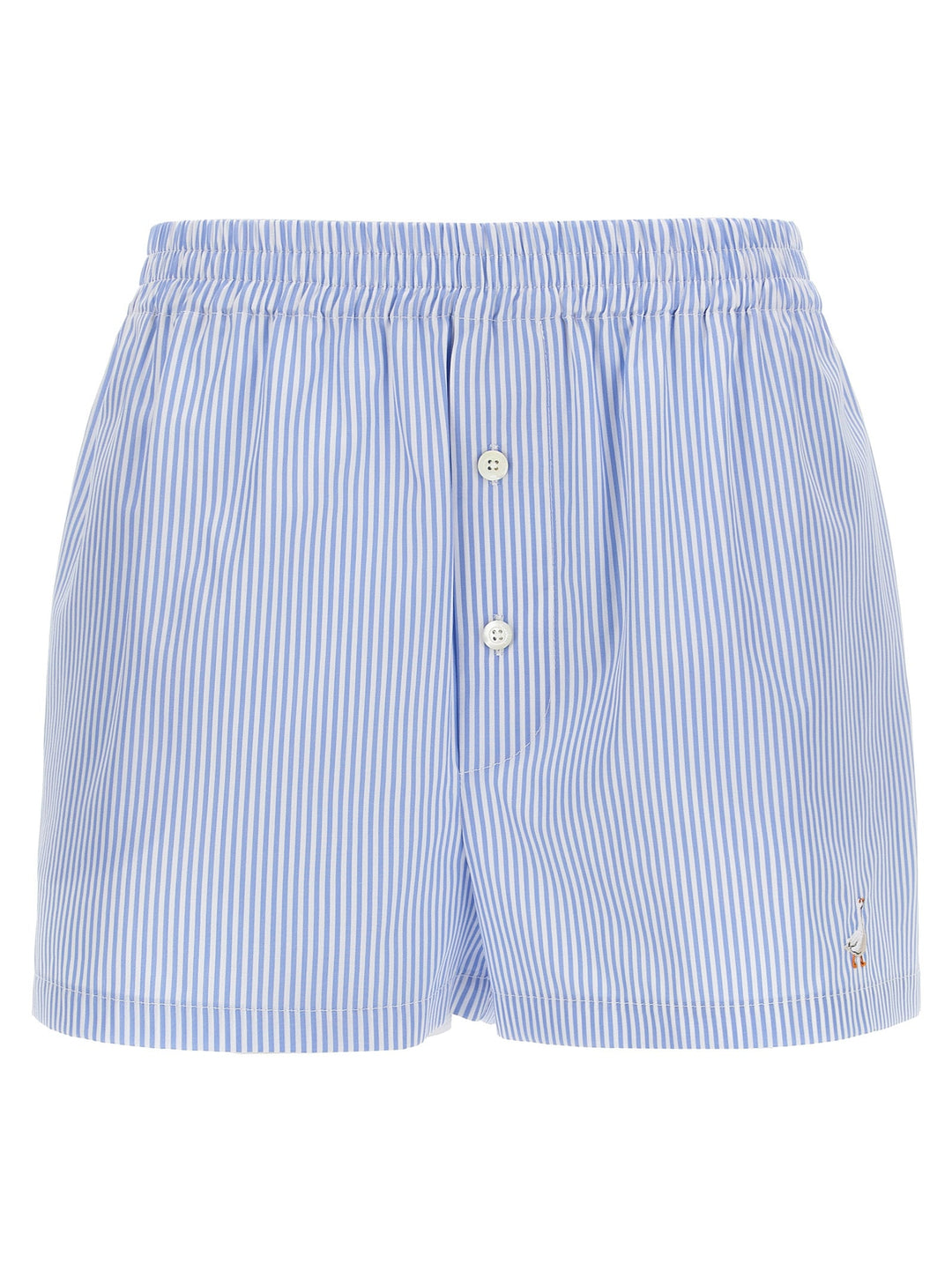 Women’s Moschino Blue Cotton Bermuda Shorts