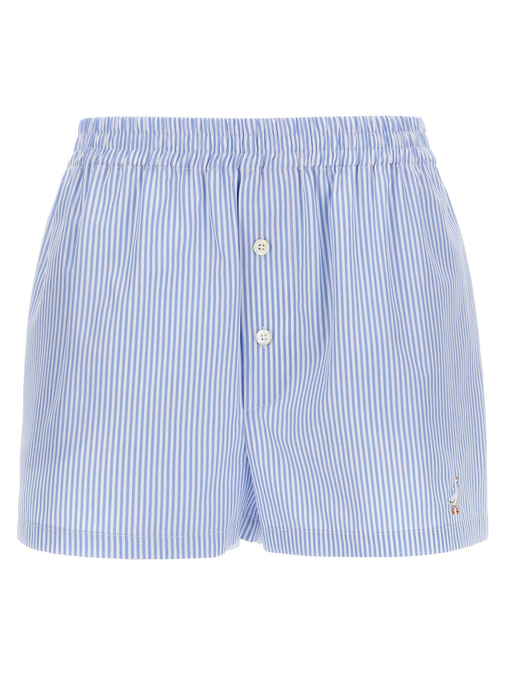 Women’s Moschino Blue Cotton Bermuda Shorts