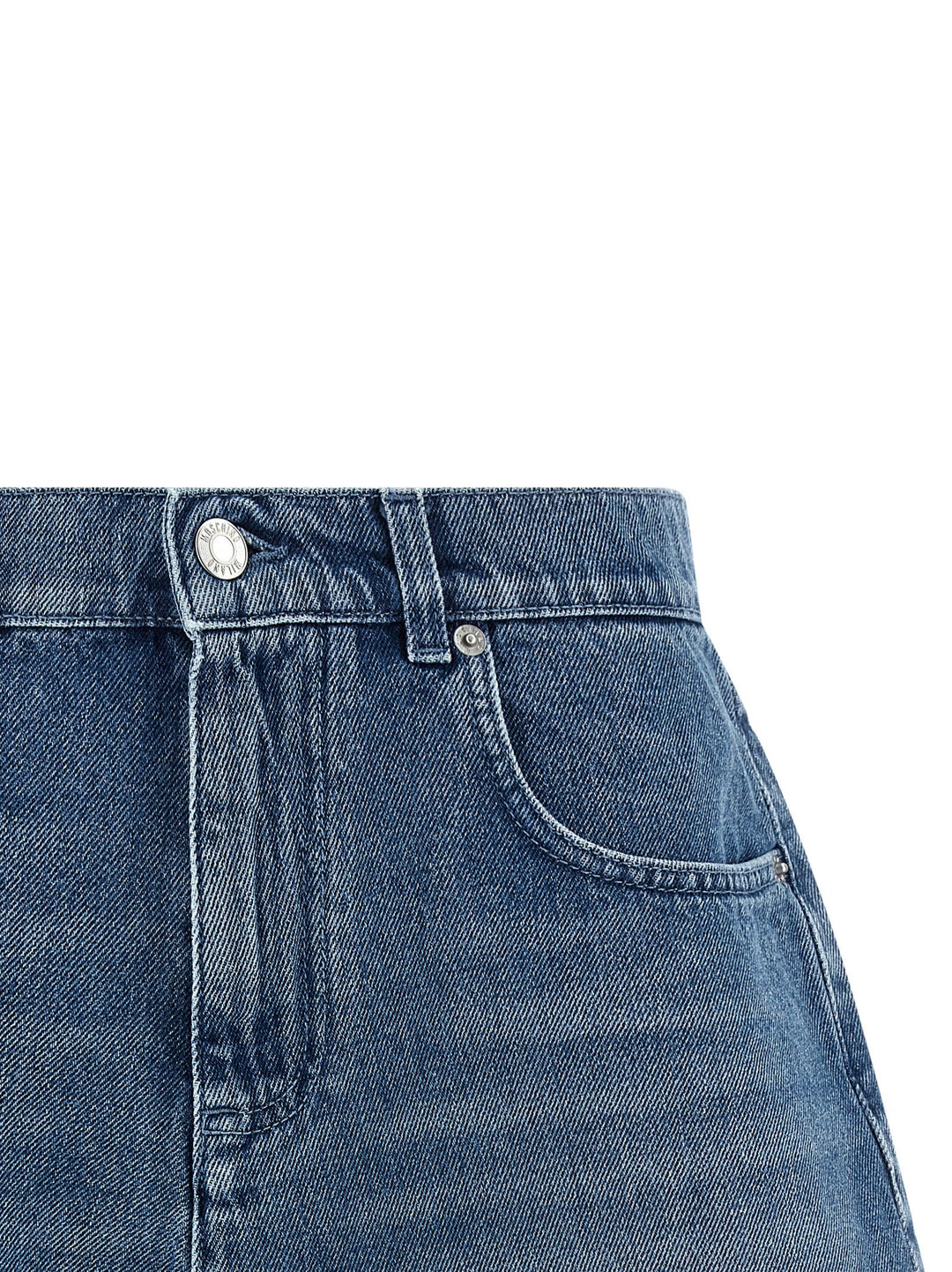 Women’s Moschino Blue Cotton Bermuda Shorts