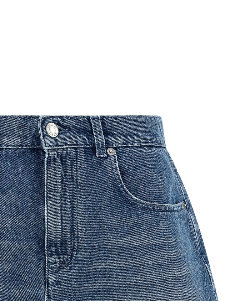 Women’s Moschino Blue Cotton Bermuda Shorts