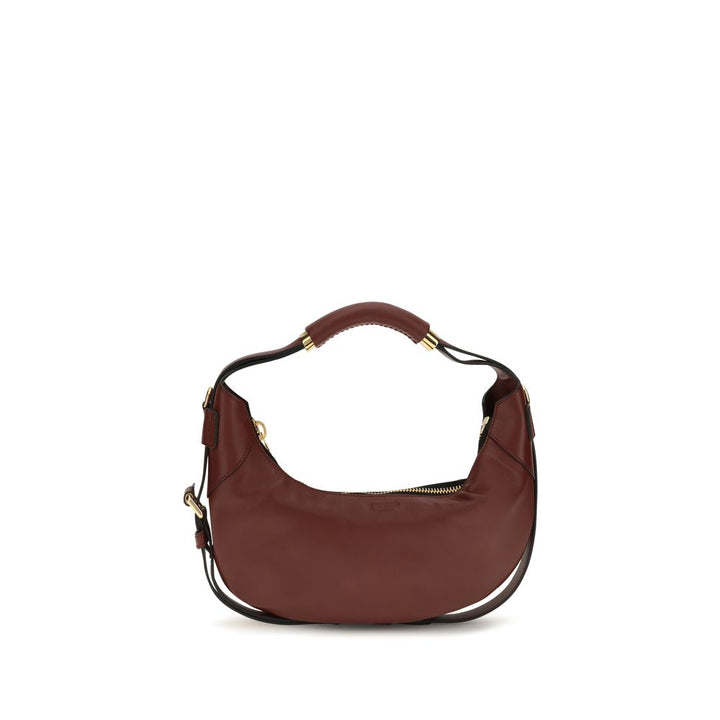 Women’s Moschino Bordeaux Calf Leather Bos Taurus Handbag