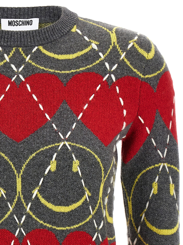 Women’s Moschino Multicolor Wool Cardigan