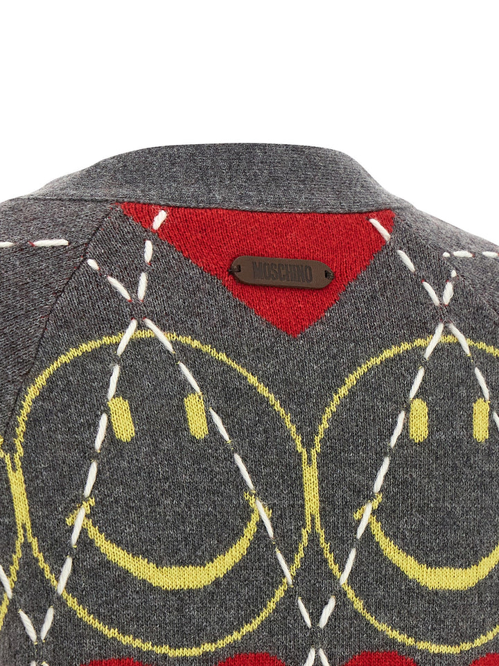Women’s Moschino Multicolor Wool Cardigan