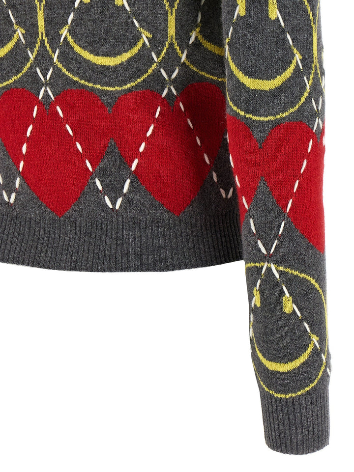 Women’s Moschino Multicolor Wool Cardigan