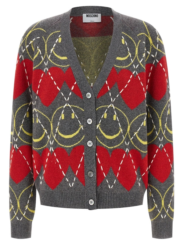 Women’s Moschino Multicolor Wool Cardigan
