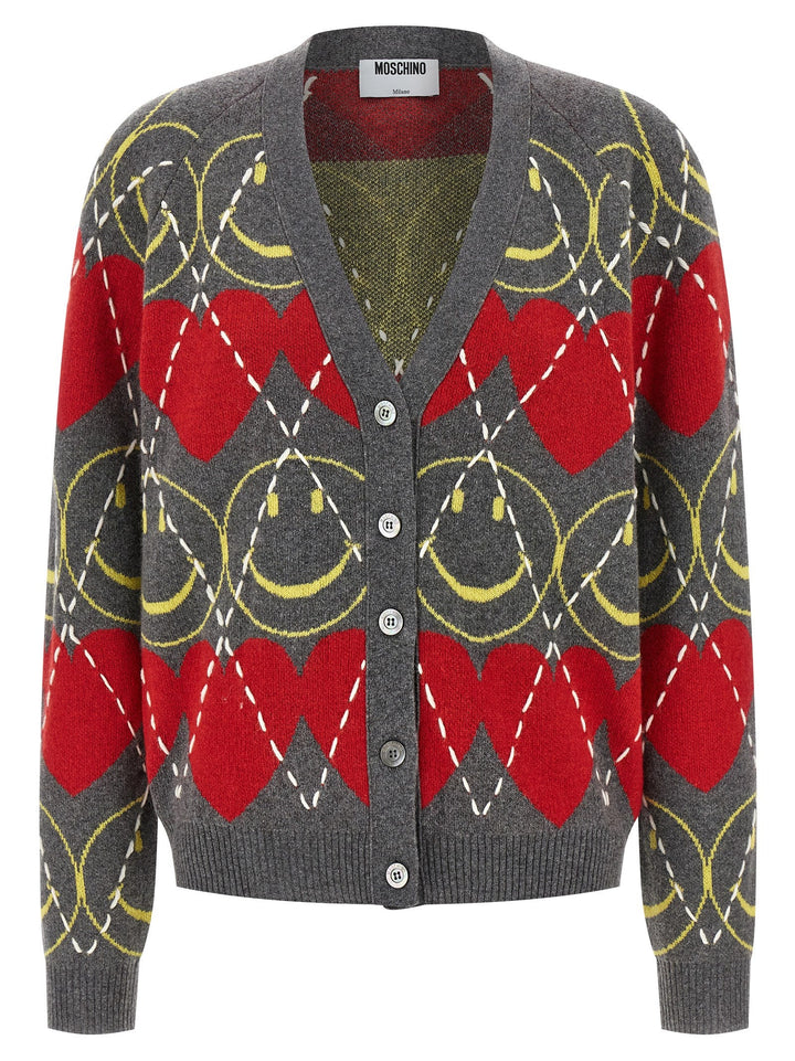 Women’s Moschino Multicolor Wool Cardigan