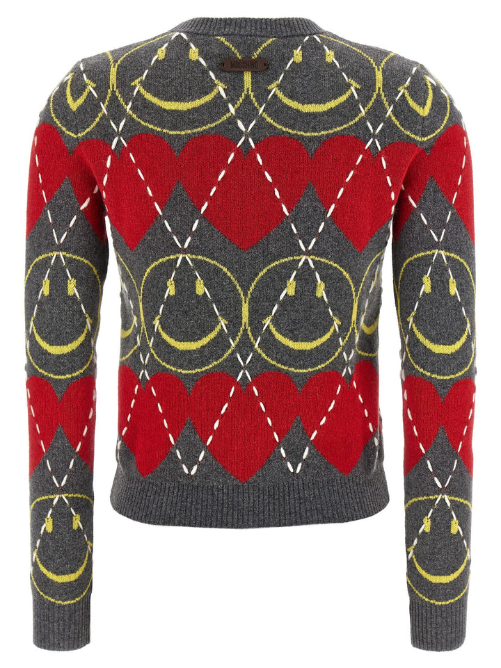 Women’s Moschino Multicolor Wool Cardigan