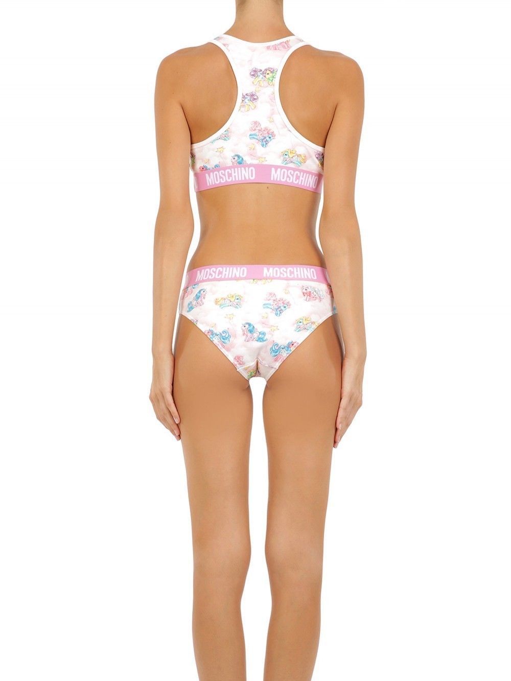 Women’s Moschino White Two-piece Sleepwear my Little Pony Bikini