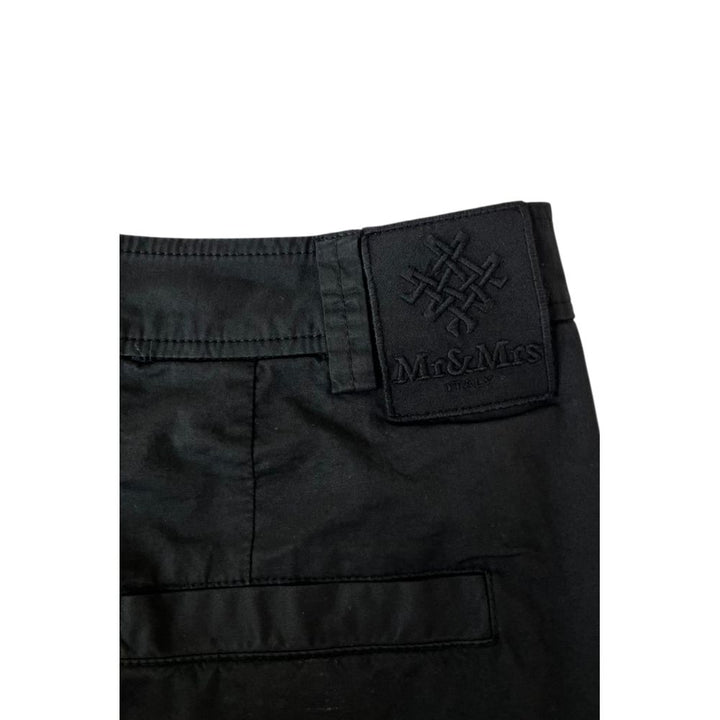 Mr&amp;Mrs Italy Black Cotton Women Shorts
