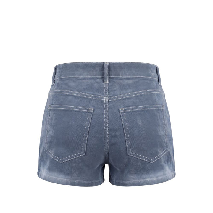 Mr&amp;Mrs Italy Blue Cotton Women Shorts