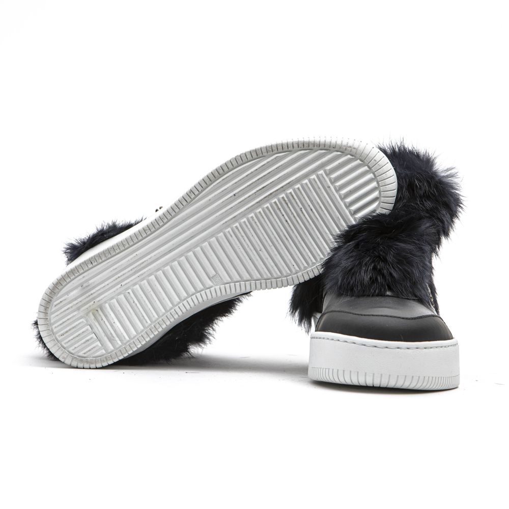 Mr&amp;Mrs Italy Blue Leather Women Sneaker