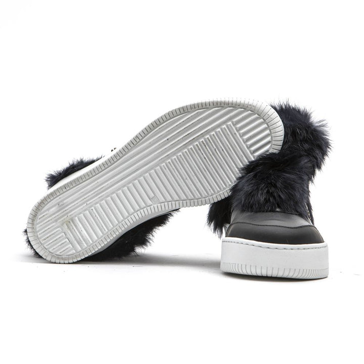 Mr&amp;Mrs Italy Blue Leather Women Sneaker