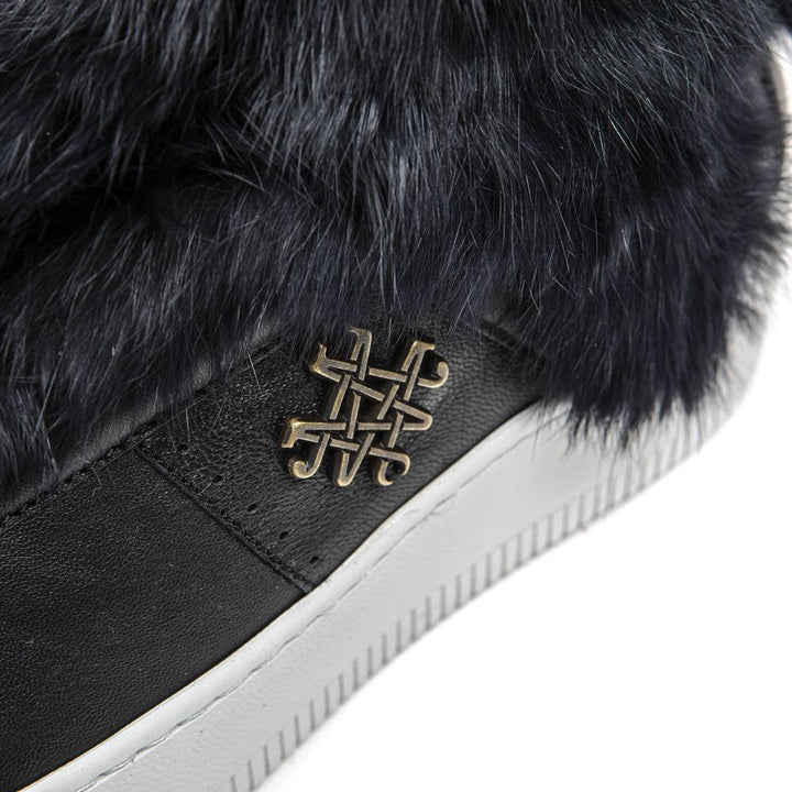 Mr&amp;Mrs Italy Blue Leather Women Sneaker