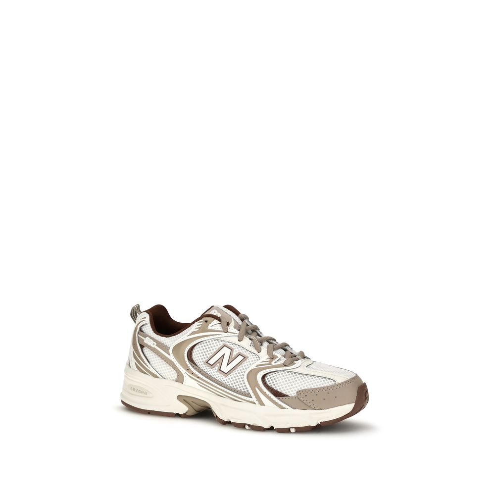 Women’s New Balance Silver Nylon Athletic Sneakers