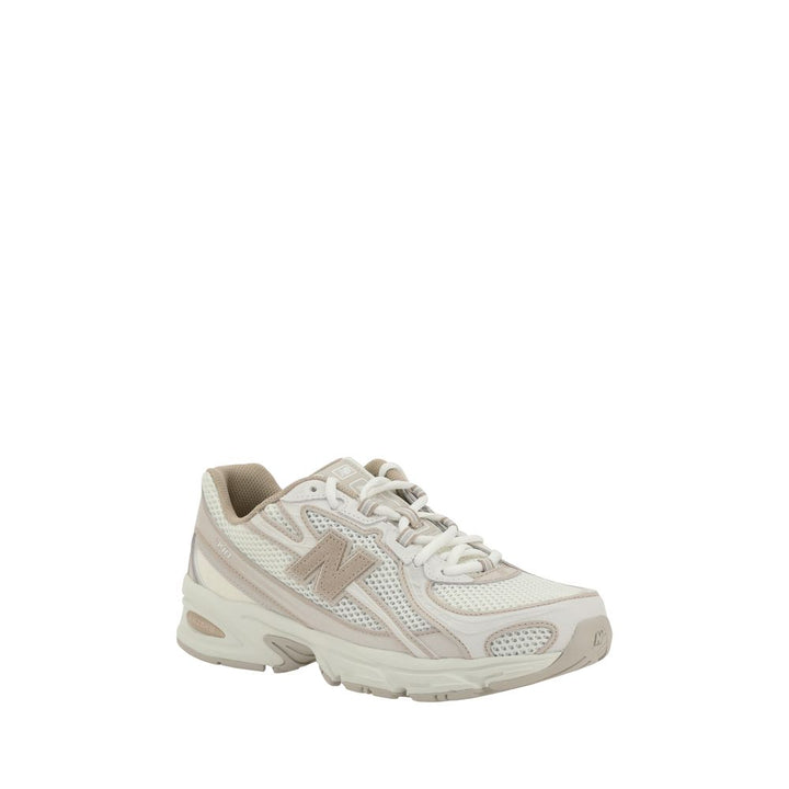 Women’s New Balance White Nylon Athletic Sneakers