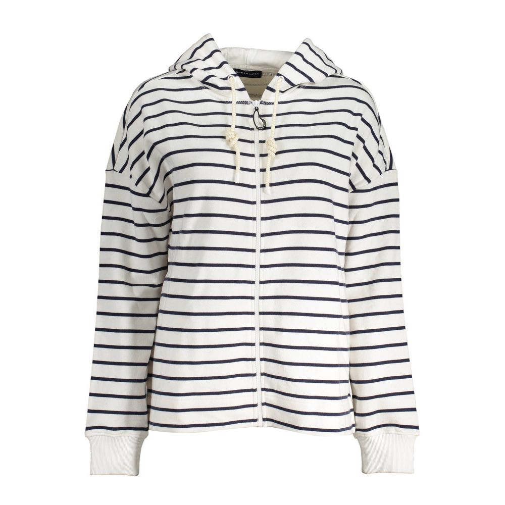 Women’s North Sails White Organic Cotton Women’s Sweatshirt