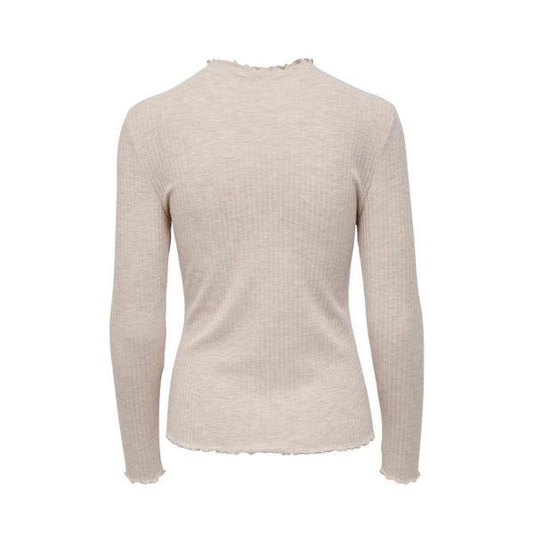 Women’s Only Beige Polyester Turtleneck